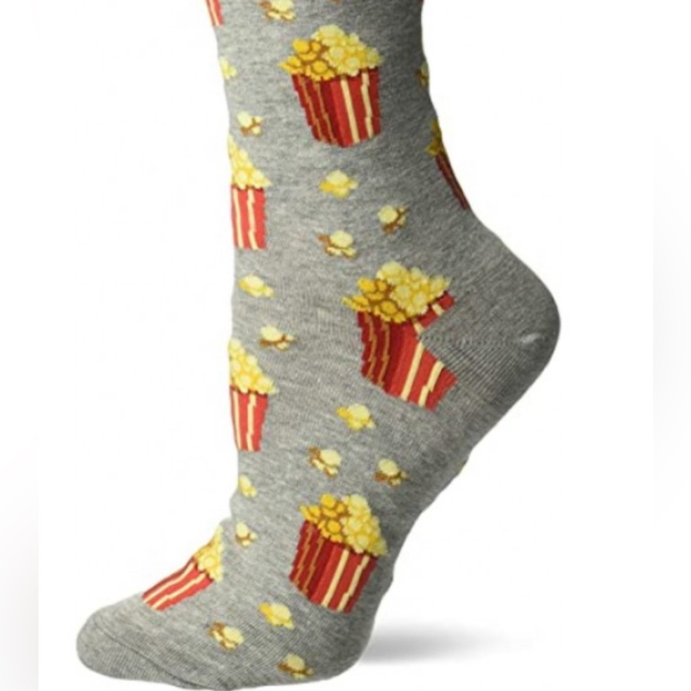Men's Hot Sox Popcorn Pattern Socks